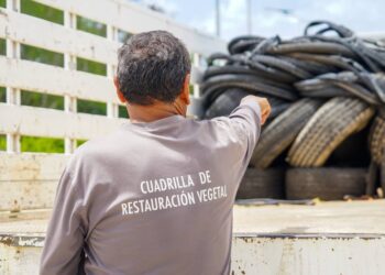 Llantatón acopió más de mil llantas