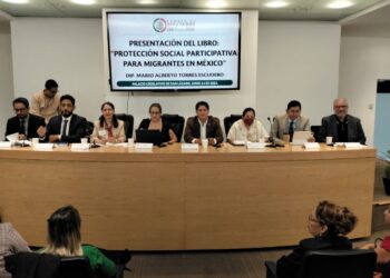 Presentó Carlos Mora Álvarez libro de migración en el Congreso