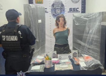 Detienen a mujer por robo a casa habitación en Solidaridad