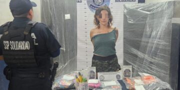 Detienen a mujer por robo a casa habitación en Solidaridad