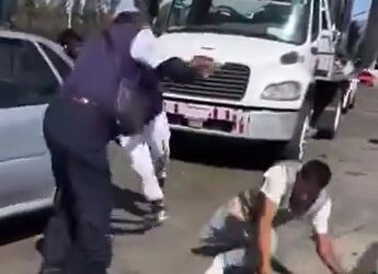 Pelea entre bikers y Guardia Nacional por no pagar caseta
