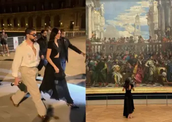 Bad Bunny y Kendall Jenner cierran el Museo del Louvre para cita privada