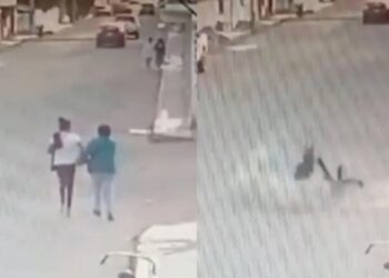 Perros atropellan a dos mujeres en la calle