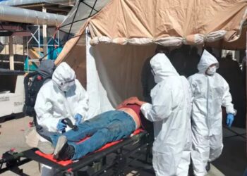 Ejército de México y de EU continúan simulacro de desastre en Ciudad Juárez