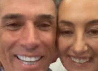 Critican a Sergio Mayer por publicar video con Sheinbaum