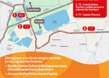 Circuito Exterior Mexiquense permanecerá cerrado hasta nuevo aviso