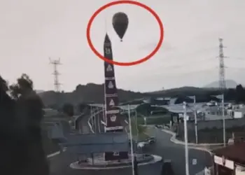 Globo aerostático cae cerca del AIFA