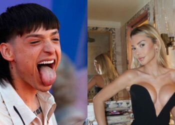 Peso Pluma captado con su nueva novia