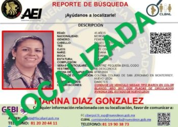 Localizan con vida maestra desaparecida en Monterrey
