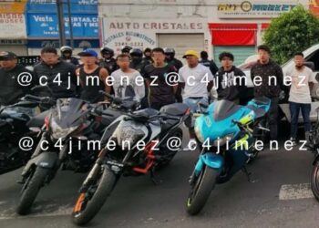 20 bikers malandros son detenidos por molestar a automovilistas