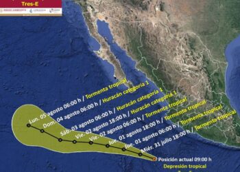 Depresión tropical se convertirá en huracán Carlotta