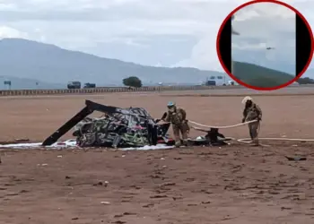 Se desploma un helicóptero en Jalisco; hay cuatro heridos