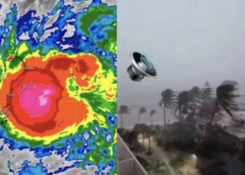 Así se escucha el ‘escalofriante’ sonido del huracán Beryl al tocar tierra en Quintana Roo