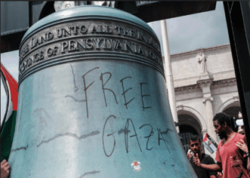 En su visita al Capitolio de EU, miles protestan contra Netanyahu
