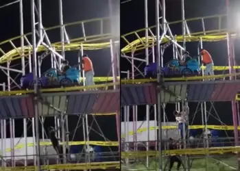 Se desprende un carrito de montaña rusa en feria de NL