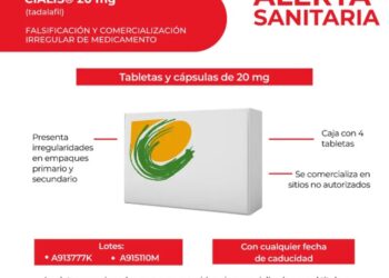 Cofepris advierte sobre venta falsa de medicamento para la disfunción eréctil