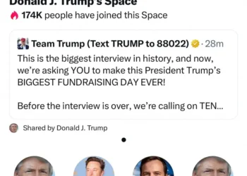 Elon Musk acusa ciberataque durante entrevista en Space con Trump en X