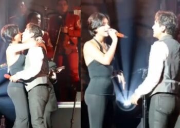 Christian Nodal y Ángela Aguilar cantan “Como la flor” y dicen que copiaron a Cazzu