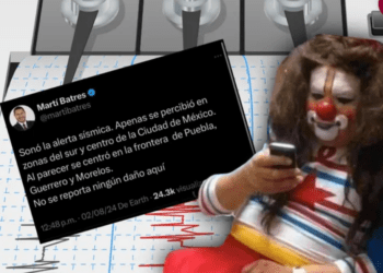 Critican a Martí Batres en las redes sociales por error sobre sismo