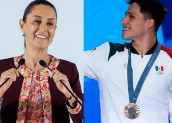 Claudia Sheinbaum felicita a Osmar Olvera por obtener bronce en París