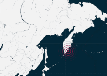 Sismo sacude la península de Kamchatka, en Rusia