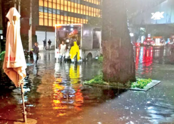 Tormenta causa afectaciones en límites de MH y Cuauhtémoc