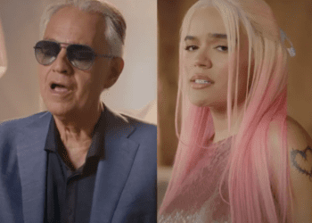 Así suena la nueva colaboración de  Andrea Bocelli y Karol G