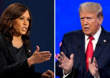 Kamala Harris aventaja a Donald Trump