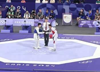 Taejoon Park gana medalla de oro en Taekwondo para Corea del Sur