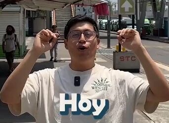 Influencer camina toda la línea 3 del Metro de la CdMx