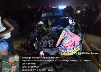 Accidente en Oaxaca; 10 migrantes fallecidos