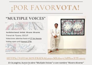Álvaro Álvarez compite en la Trienal de Tijuana 2024