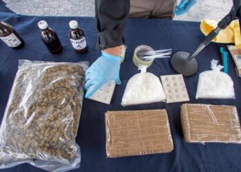 Aseguran droga en paquetería de San Luis Potosí