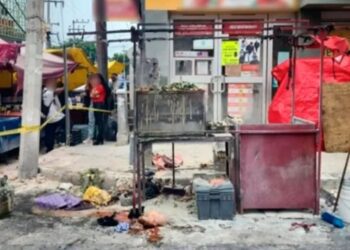 Explosión en un puesto de comida en Tlalpan deja cuatro personas heridas