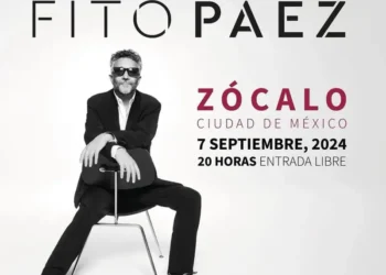 Concierto gratis de Fito Páez en el Zócalo