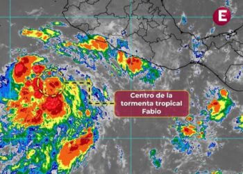 La tormenta ‘Fabio’ se forma frente a Michoacán y Colima