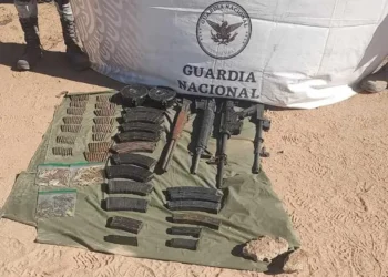 Aseguran arsenal en Sonora