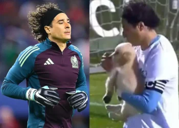 Memo Ochoa conmueve en redes al aparecer con un perrito en brazos