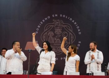 Estefanía Mercado toma posesión como presidenta municipal de Solidaridad