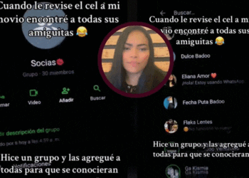 Mujer hace un grupo con todas las “amigas” de su novio