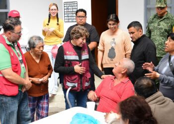 “No nos vamos de Chalco hasta resolver”: afirma la Gobernadora Delfina Gómez Álvarez al anunciar entrega de enseres y censo de Bienestar