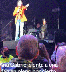 Ana Gabriel humilla a fan en concierto
