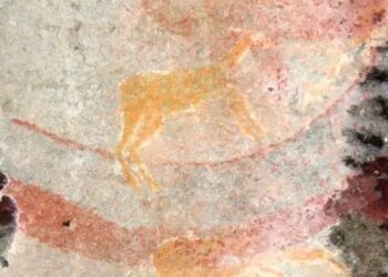 Arqueólogo descubre una pintura que sugiere la existencia de una criatura mítica