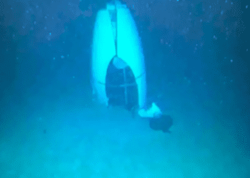 Revelan inquietantes imágenes del submarino Titán tras implosionar