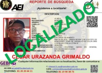 Hallan con vida a un hombre desaparecido tras salir a trabajar