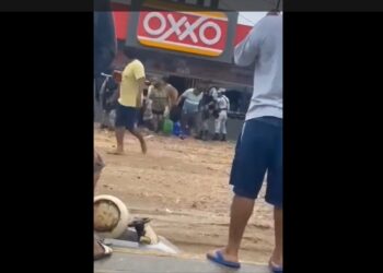 Guardia Nacional actúa contra rapiñadores de Oxxo en Acapulco