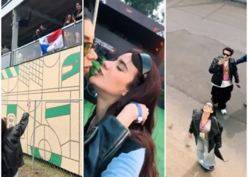 Karime dedica serenata a Gala Montes en F1