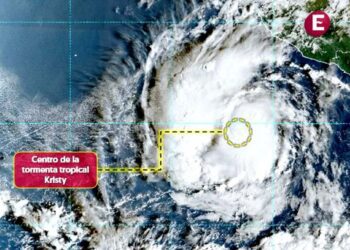La tormenta ‘Kristy’ está a 525 km de Michoacán