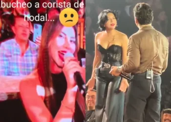 Abuchean a corista de Christian Nodal