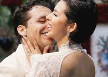 Christian Nodal celebra el cumpleaños de Ángela Aguilar